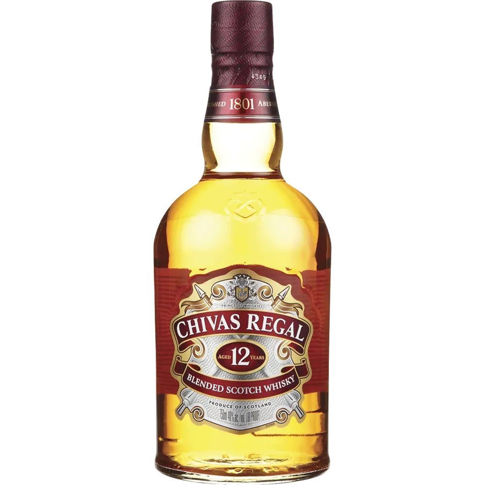 Chivas Regal 12 Year Old Scotch Whisky 750ml - Bottles2Gift
