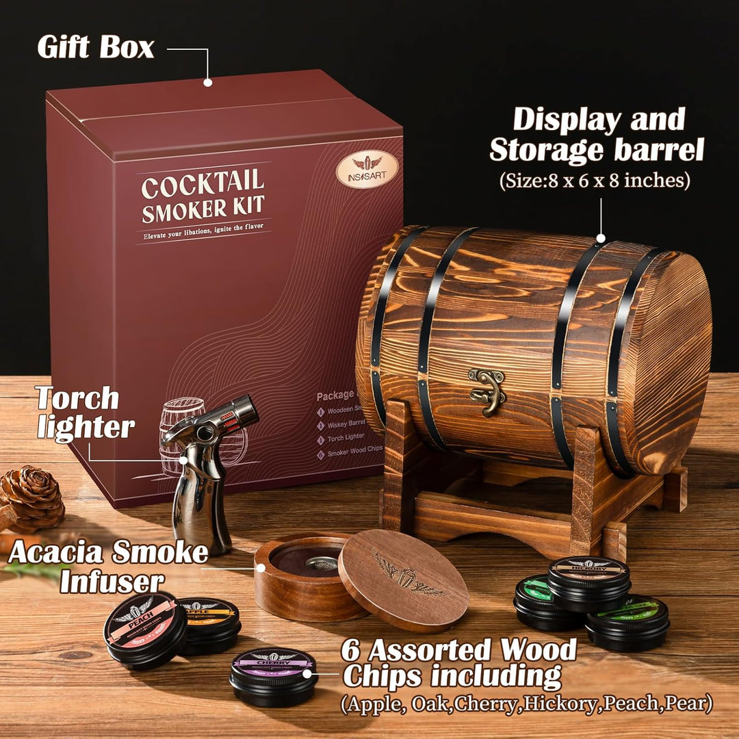 Cocktail Smoker Kit with Display Barrel - Bottles2Gift