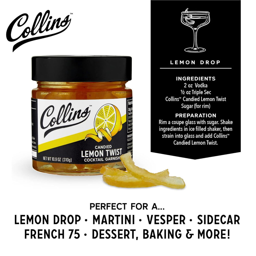 Collins Candied Lemon Twist - Bottles2Gift