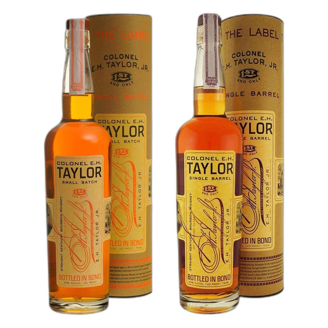 Colonel E.H. Taylor Small Batch and Single Barrel Kentucky Straight Bourbon Whiskey Bundle 750ml - Bottles2Gift