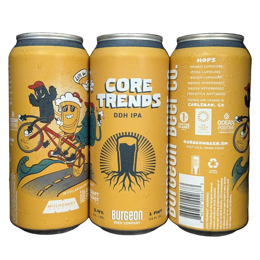 Core Trends DDH IPA - Burgeon Brewing x McIlhenney Brewing x Craft Coast Beer & Tacos - Bottles2Gift