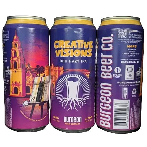 Creative Visions DDH Hazy IPA – Burgeon Beer Co. - Bottles2Gift