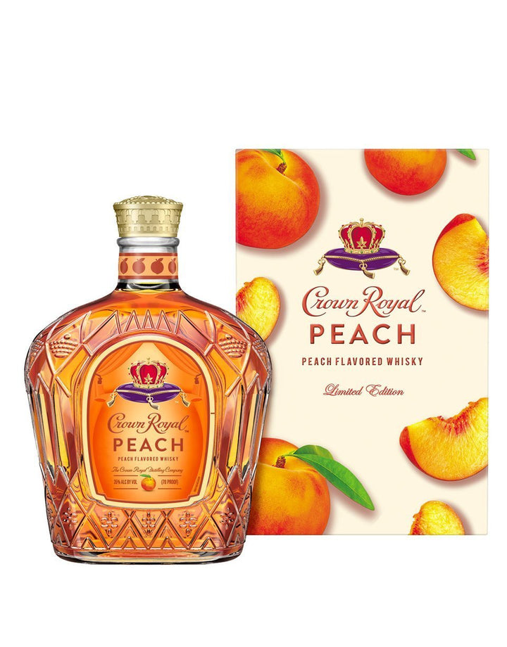 Crown Royal Peach Flavored Canadian Whisky 750ml - Bottles2Gift
