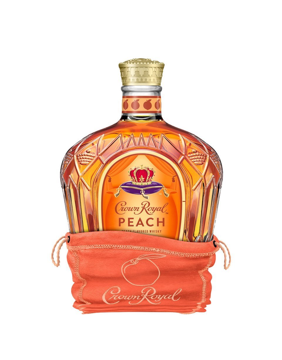 Crown Royal Peach Flavored Canadian Whisky 750ml - Bottles2Gift
