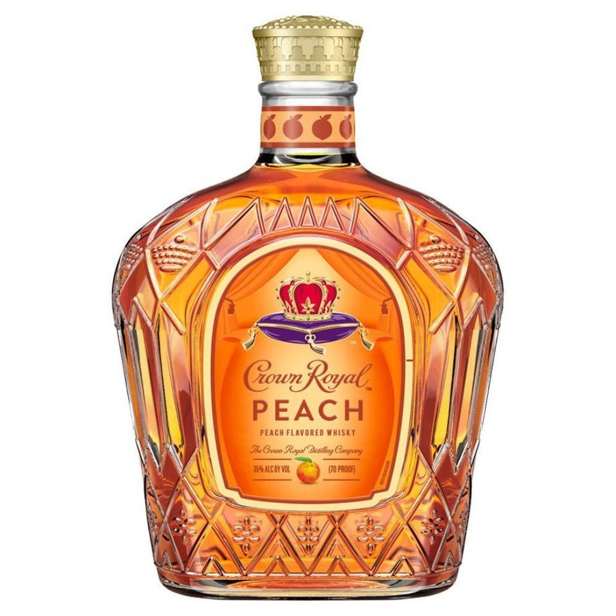 Crown Royal Peach Flavored Canadian Whisky 750ml - Bottles2Gift