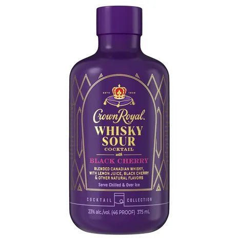 Crown Royal Whiskey Sour Cocktail with Black Cherry - Bottles2Gift