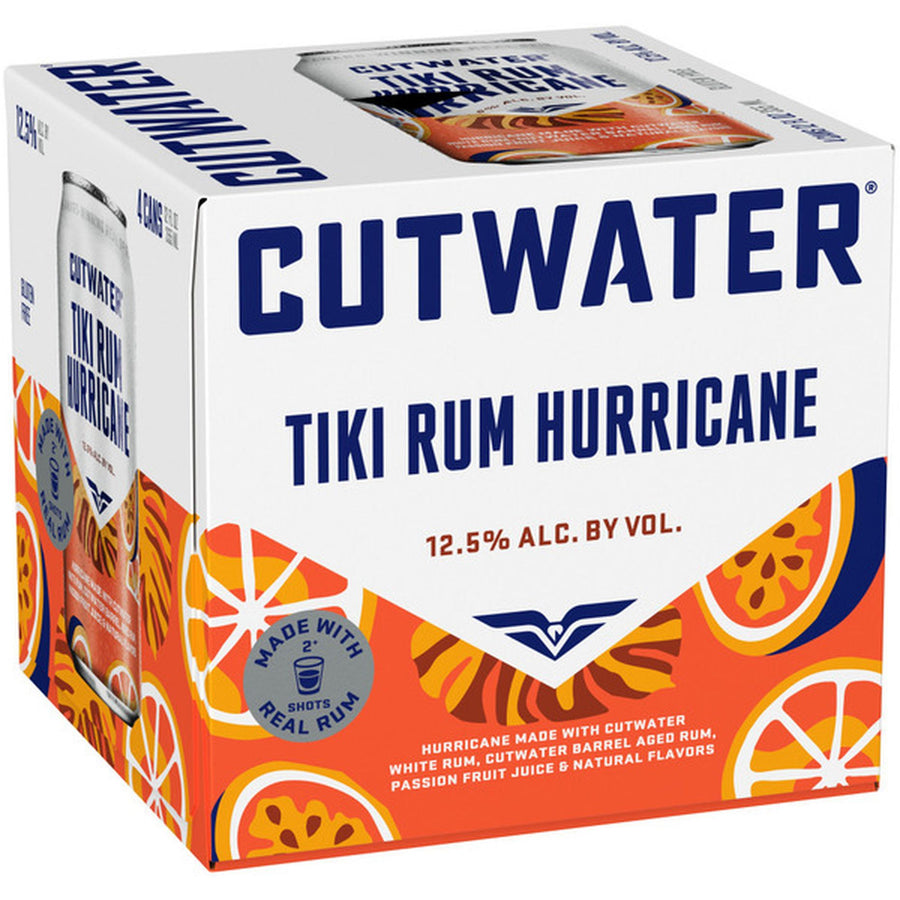 Cutwater Cocktails - Tiki Rum Hurricane - 4 Pack - Bottles2Gift