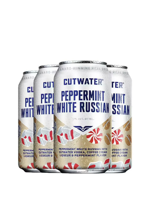 Cutwater Peppermint White Russian canned cocktail 4-Pack