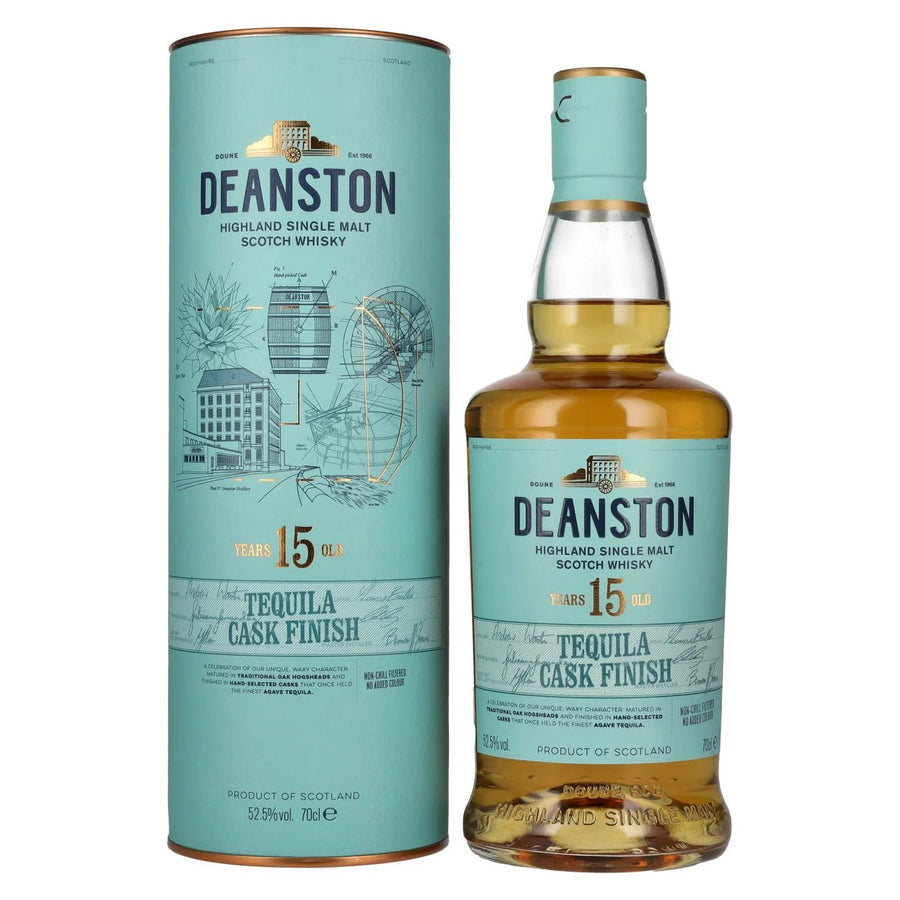 Deanston 15 Year Tequila Cask Finish Single Malt Scotch Whisky - Bottles2Gift