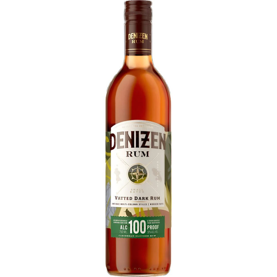Denizen Guyana Vatted Dark Rum 100 Proof 750ml - Bottles2Gift