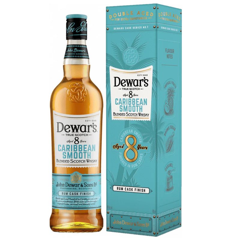 Dewar's Caribbean Smooth Rum Cask Finish 8 Year Blended Scotch Whisky - Bottles2Gift