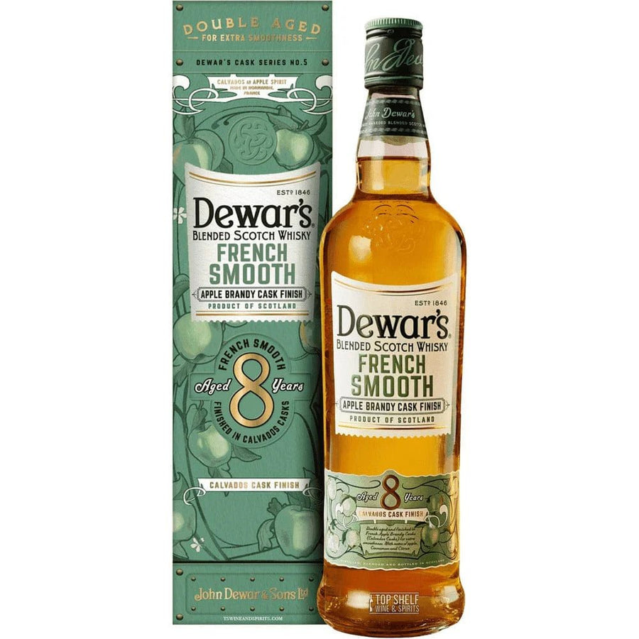 Dewar's French Cask Smooth Apple Brandy Cask Finish 8 Year Blended Scotch Whisky - Bottles2Gift