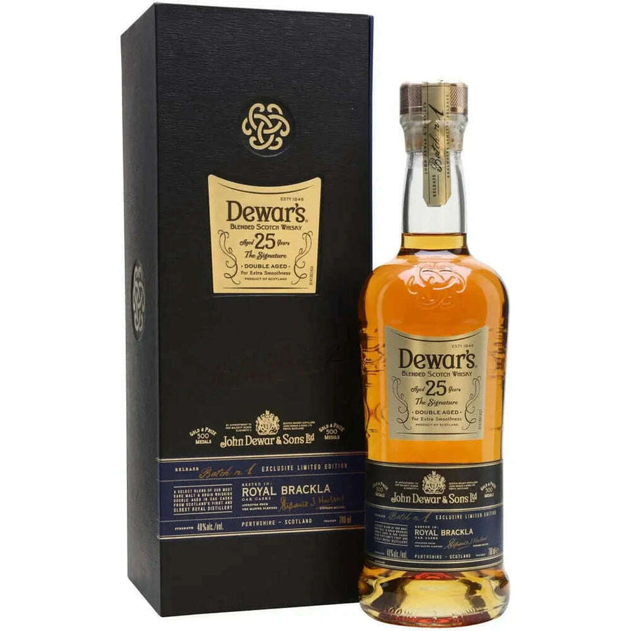 Dewar's The Signature Double Aged 25 Year Blended Scotch Whisky - Bottles2Gift