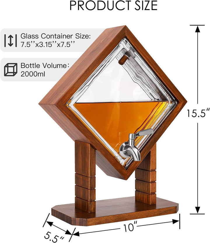 Diamond Decanter Liquor Dispenser - Bottles2Gift