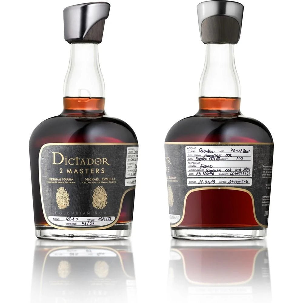 Dictador 2 Masters Hardy Cognac Columbian Aged Rum - Bottles2Gift