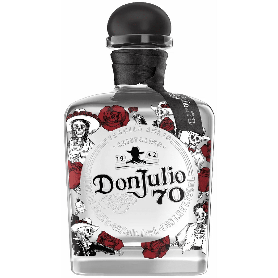 Don Julio Dia De Los Muertos 70th Cristalino Anejo Tequila ( Limited Edition ) - Bottles2Gift