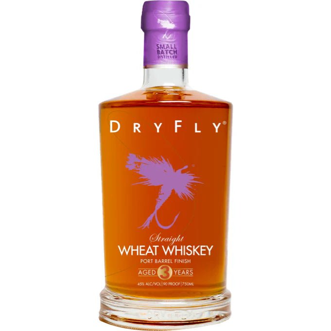 Dry Fly Wheat Whiskey Port Barrel Finish 3 Year - Bottles2Gift