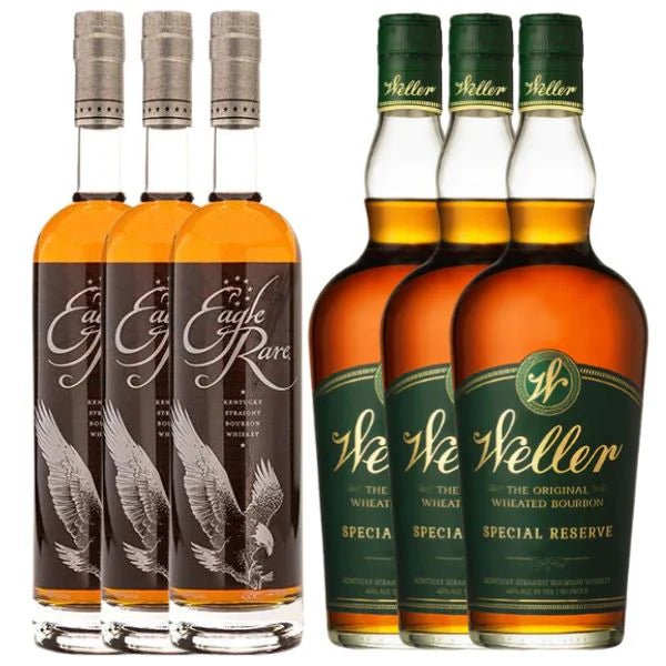 Eagle Rare 10 - Year and Weller Special Reserve Bourbon 6 - Bottle Bundle 750ml - Bottles2Gift