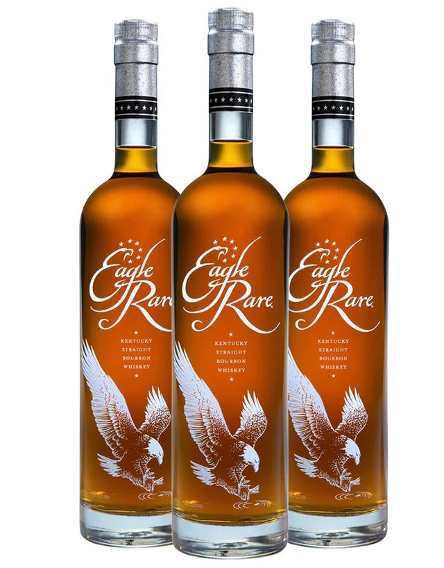 Eagle Rare 10 - Year Old Kentucky Straight Bourbon Whiskey 3 - Pack Bottle Combo - Bottles2Gift