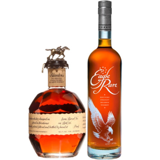 Blanton's Original Single Barrel & Eagle Rare Bourbon Whiskey Combo