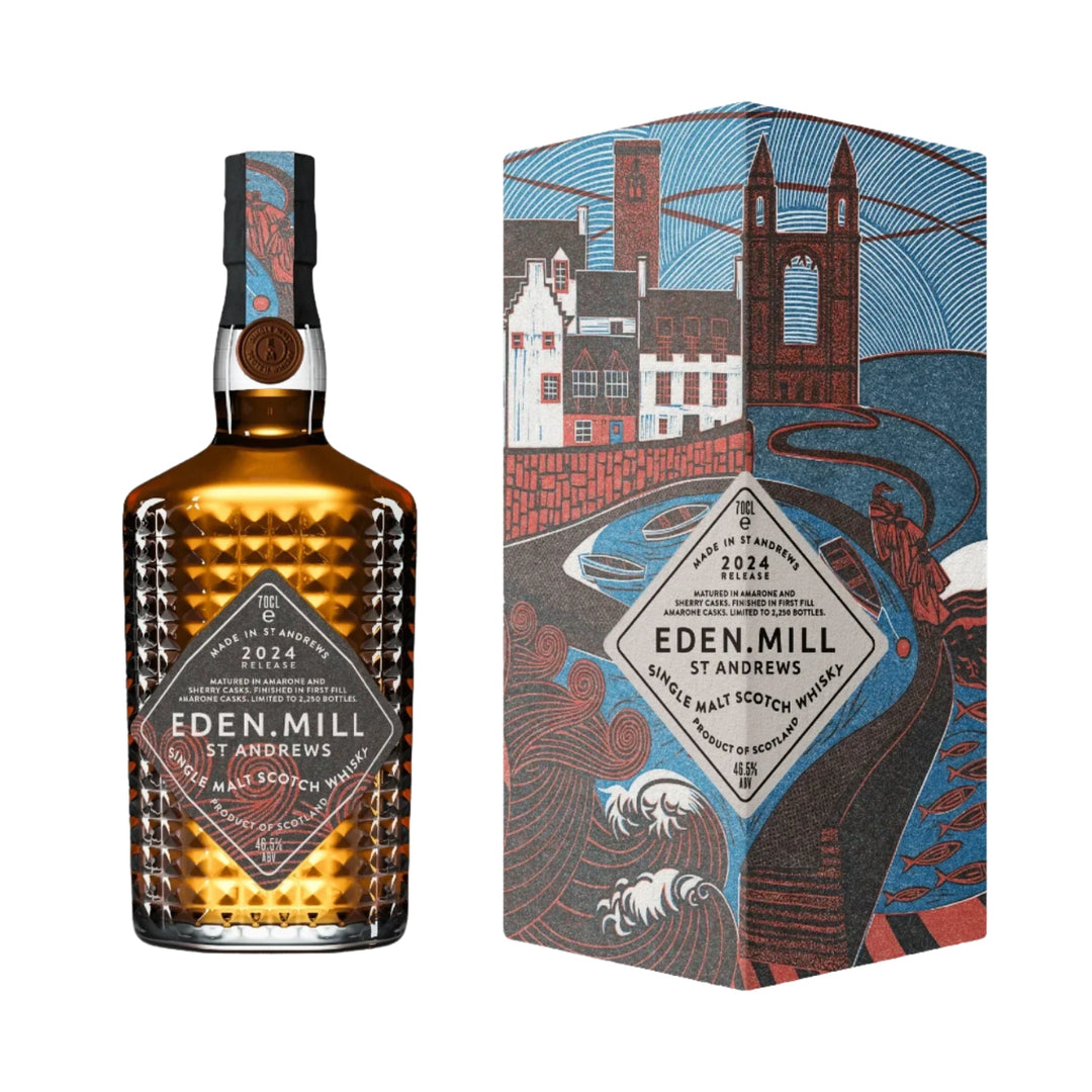 Eden Mill The Art of St Andrews 2024 Release Matured in Amarone Sherry Casks Single Malt Whisky - Bottles2Gift