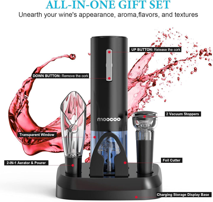 Electric Wine Opener Set - Bottles2Gift