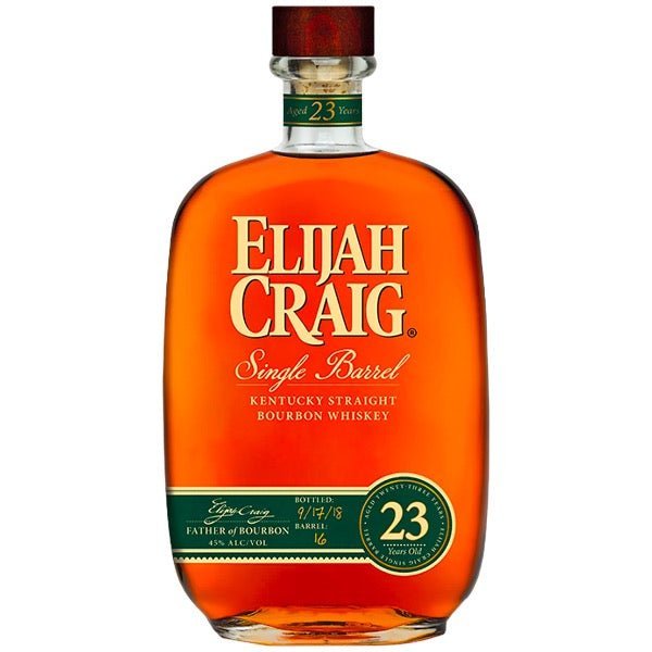Elijah Craig 23 Year Old Single Barrel Bourbon Whiskey - Bottles2Gift