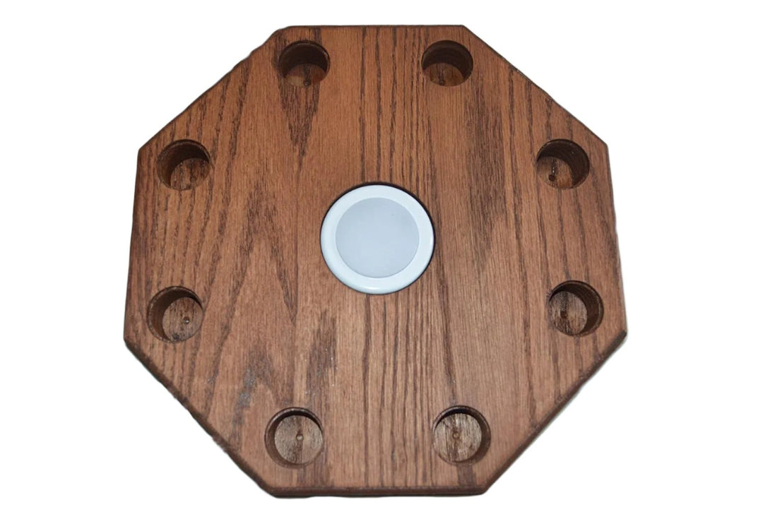 Elite Wine Racks Illuminated Bourbon Cork Stopper Display Octagon *Cor ...