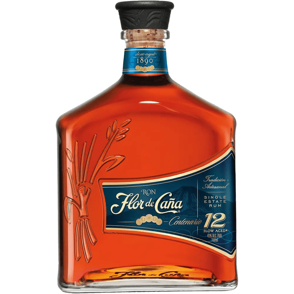 Flor de Cana Centenario 12 Year Old Rum 750ml - Bottles2Gift
