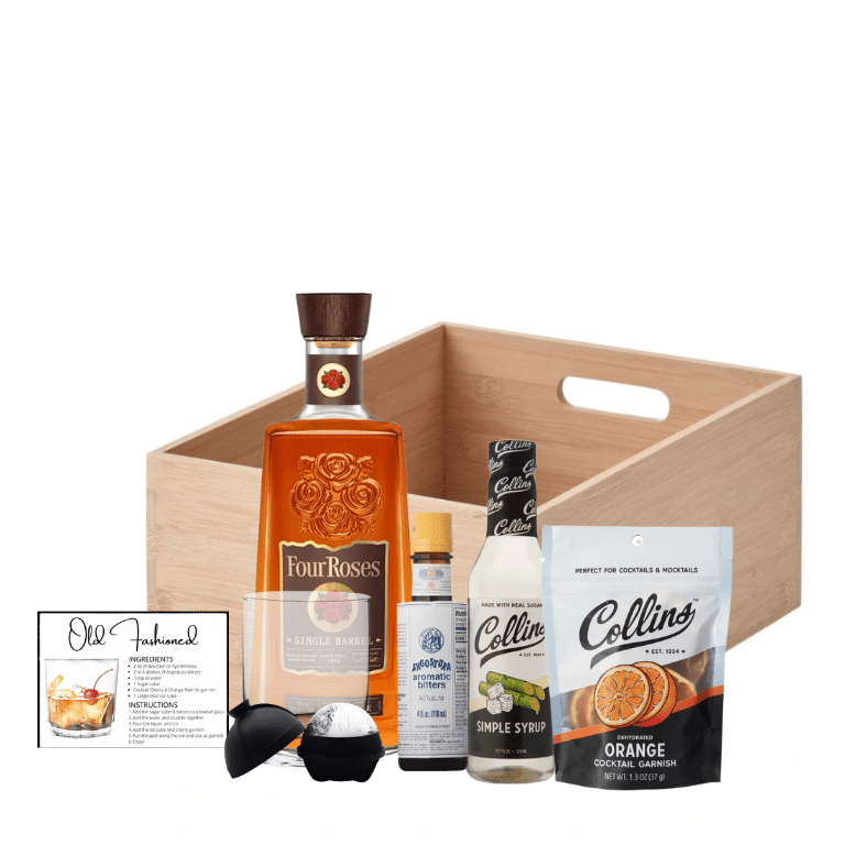 Four Roses Single Barrel Old Fashioned Cocktail Kit - Bottles2Gift