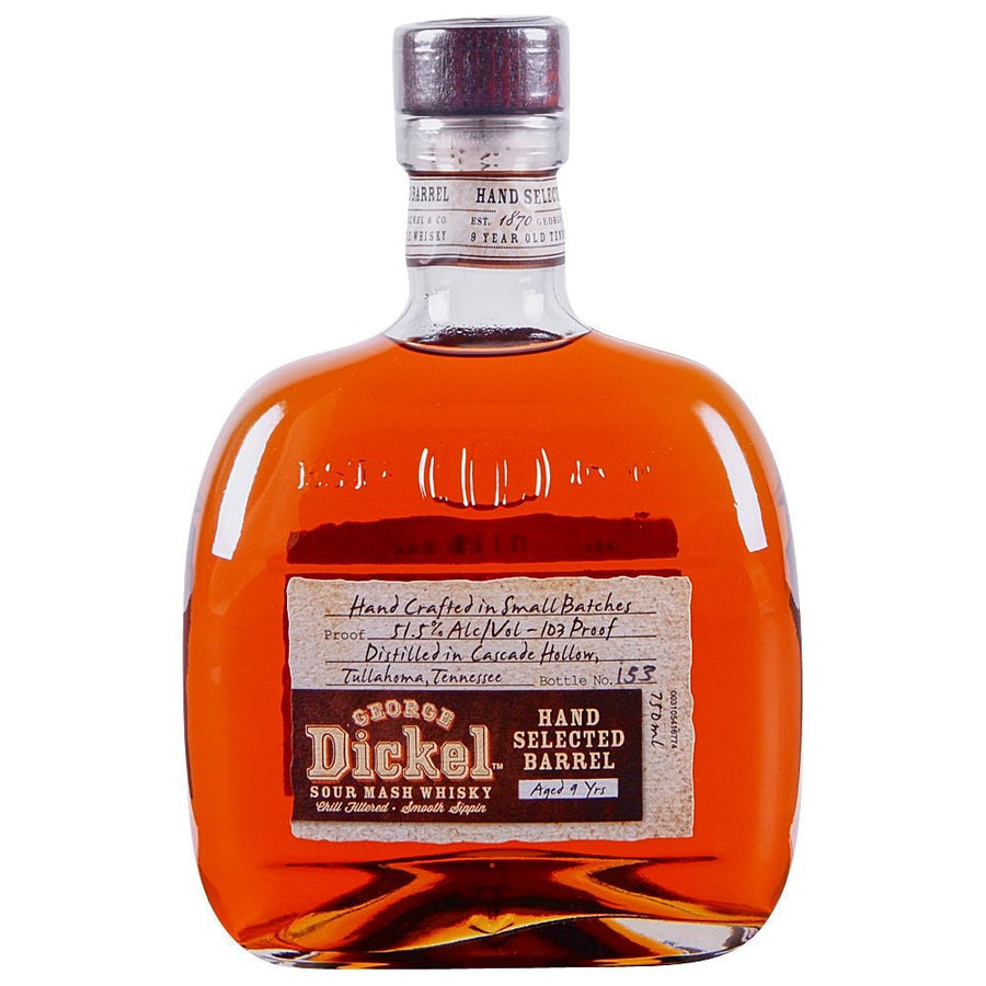 George Dickel Hand Selected Barrel 9 Year Old Tennessee Whiskey - Bottles2Gift