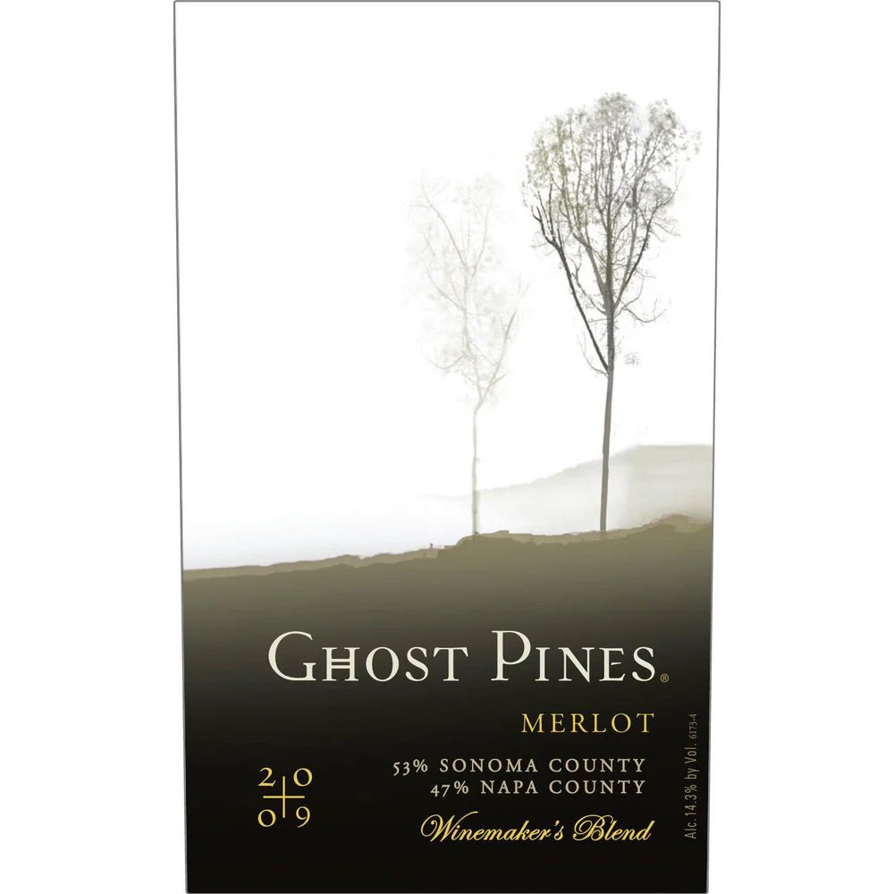 Ghost Pines Sonoma/Napa Counties Merlot 750ml - Bottles2Gift