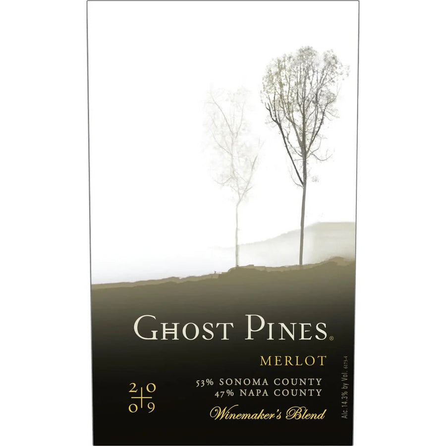 Ghost Pines Sonoma/Napa Counties Merlot 750ml - Bottles2Gift