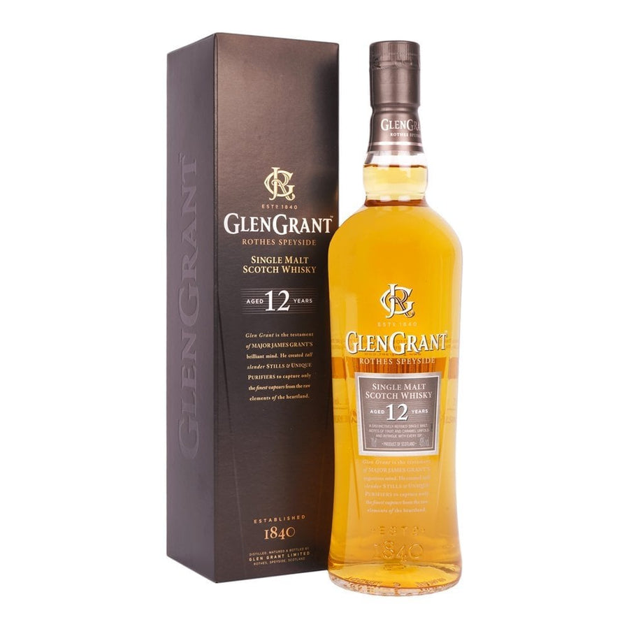 Glen Grant 12 Year Single Malt Scotch Whisky - Bottles2Gift