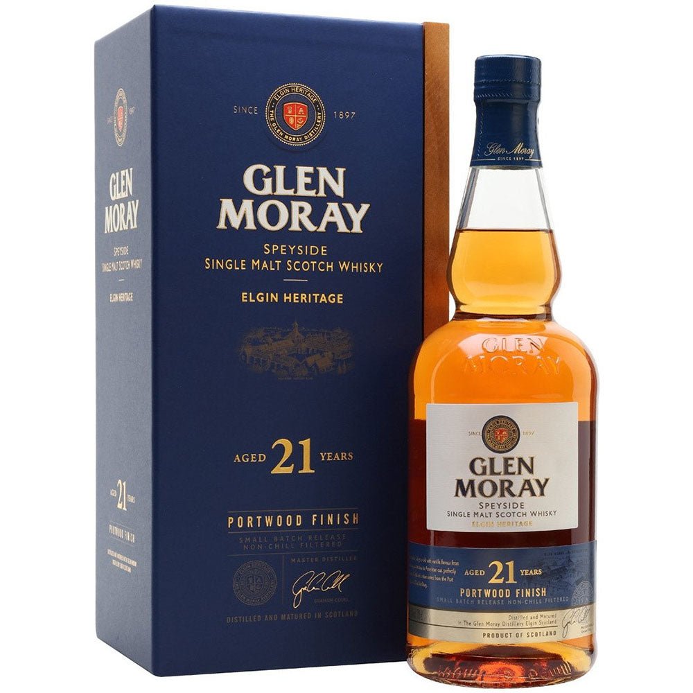 Glen Moray 21 Year Old Single Malt Scotch Whisky 750ml - Bottles2Gift