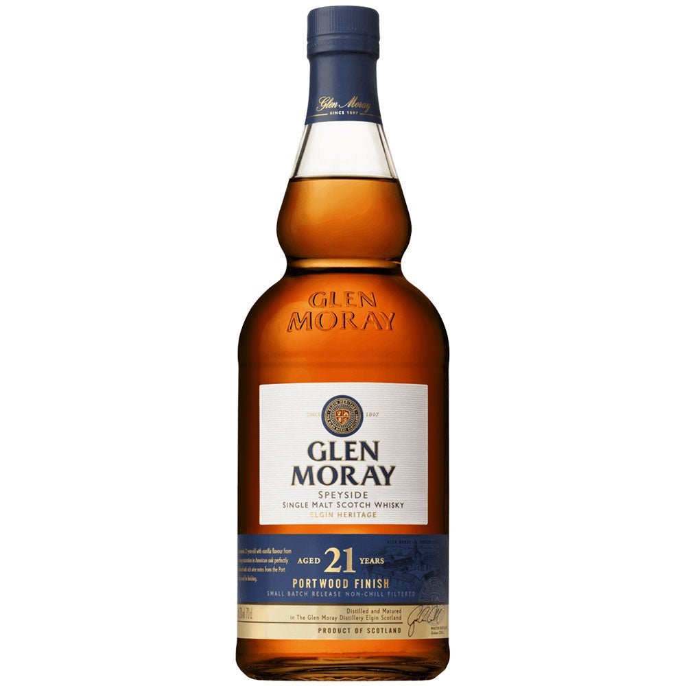 Glen Moray 21 Year Old Single Malt Scotch Whisky 750ml - Bottles2Gift