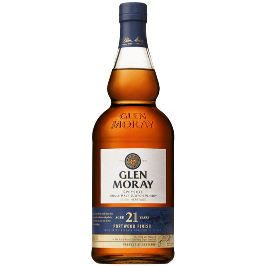 Glen Moray 21 Year Single Malt Scotch Whisky - Rare Reserve