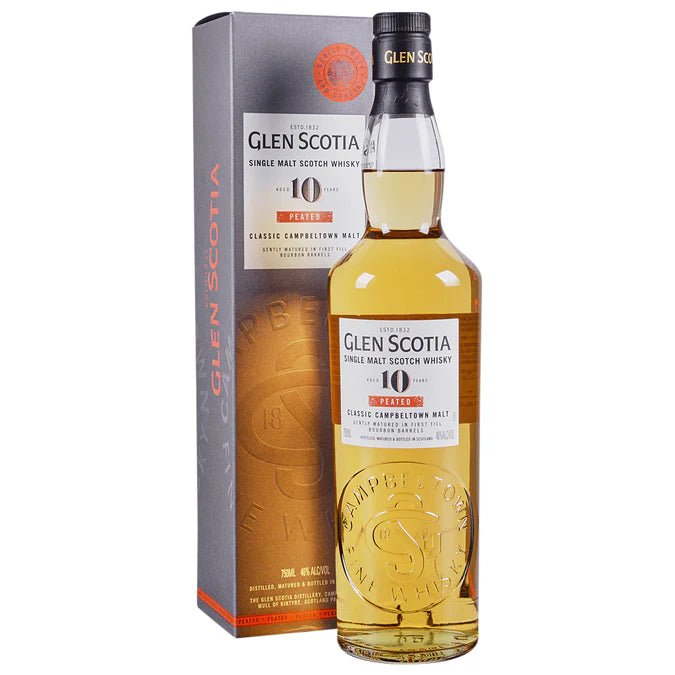 Glen Scotia 10 Year Peated Classic Campbeltown Single Malt Scotch Whisky - Bottles2Gift