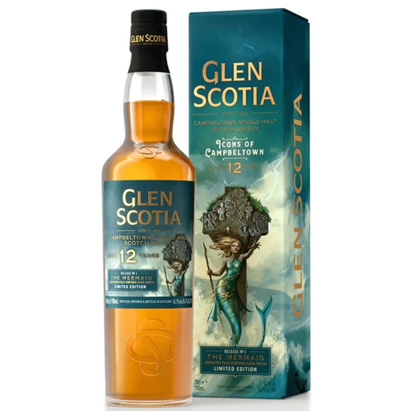 Glen Scotia 'The Mermaid' 12 Year Old Single Malt Scotch Whisky - Bottles2Gift