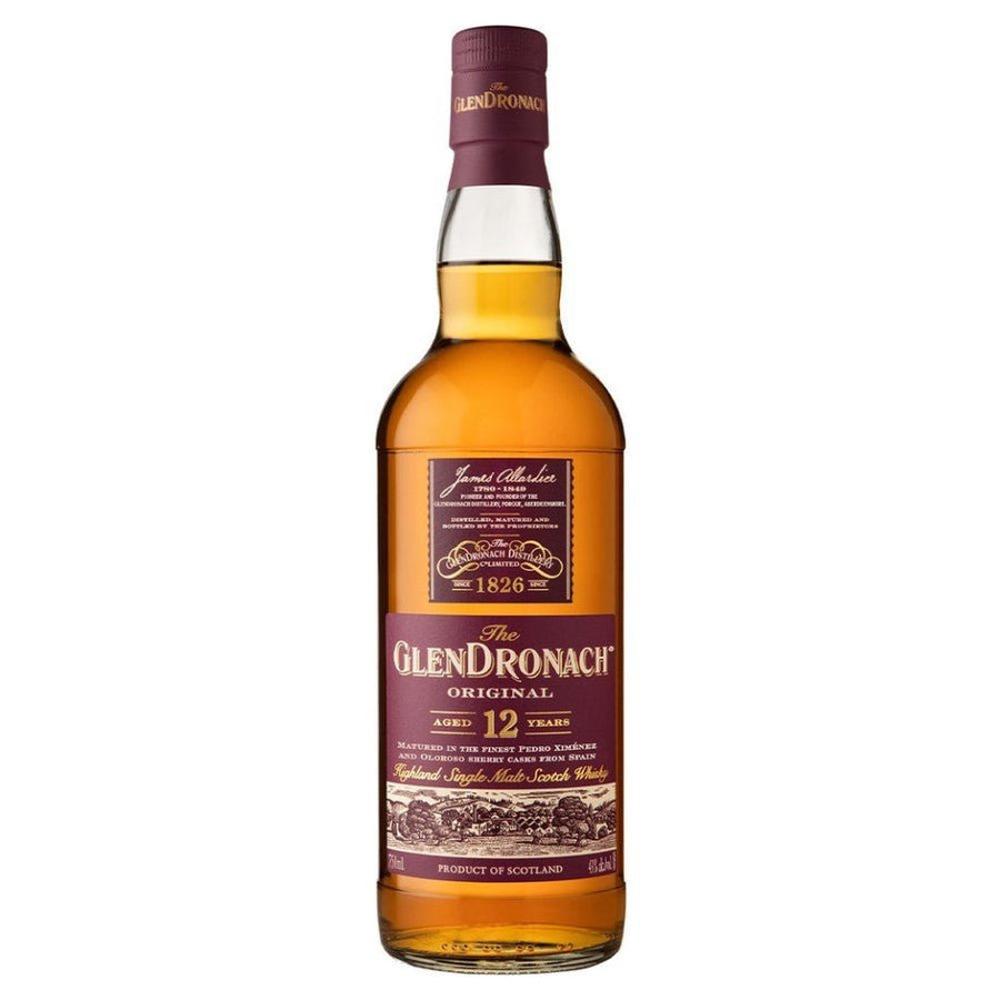 GlenDronach 12 Year Old Single Malt Scotch Whisky - Bottles2Gift