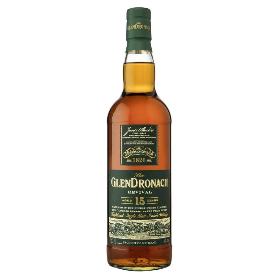 GlenDronach 15 Year Old Single Malt Scotch Whisky - Bottles2Gift