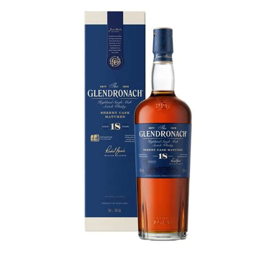 GlenDronach 18 Year Old “Allardice” Single Malt Scotch Whisky (2025 New Packaging) - Bottles2Gift