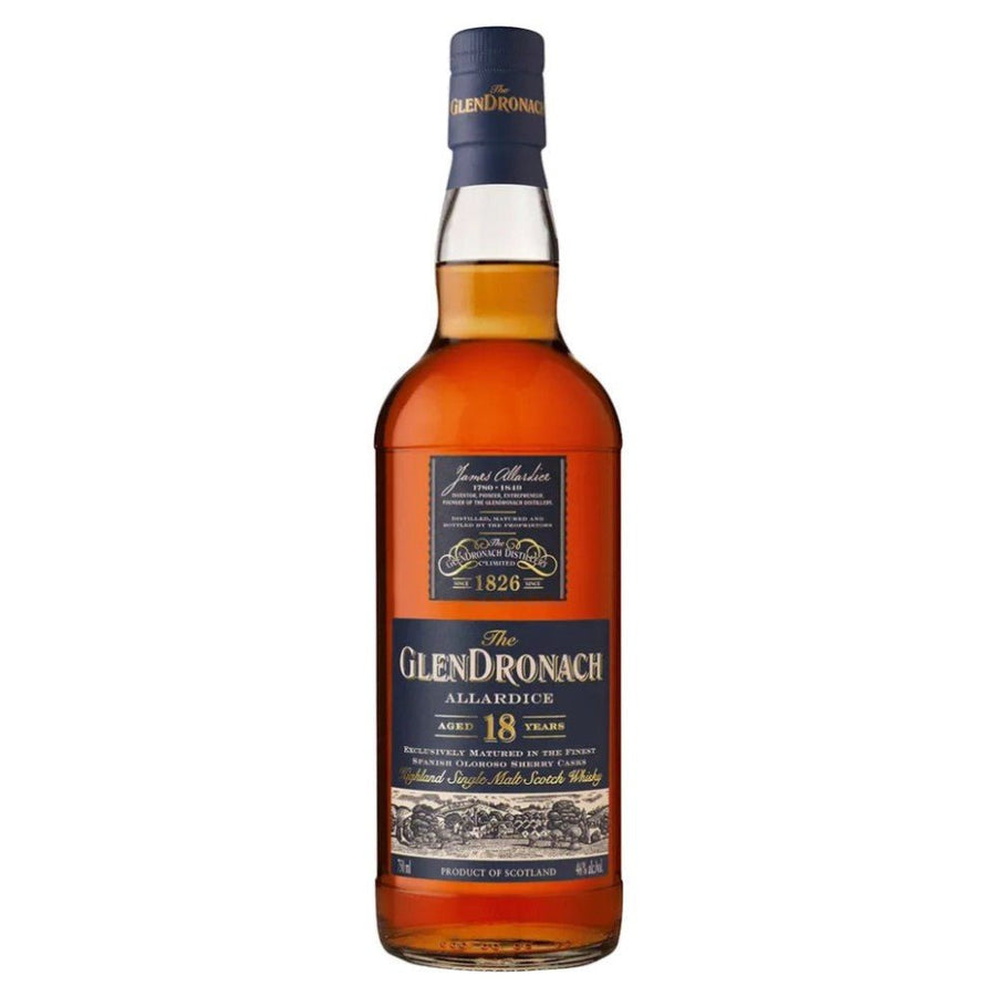 GlenDronach 18 Year Old Single Malt Scotch Whisky - Bottles2Gift