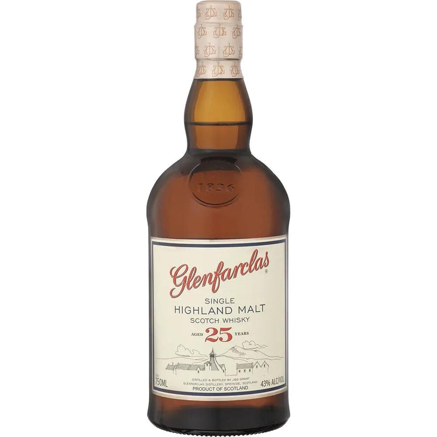 Glenfarclas 25 Year Old Single Malt Scotch Whisky - Bottles2Gift