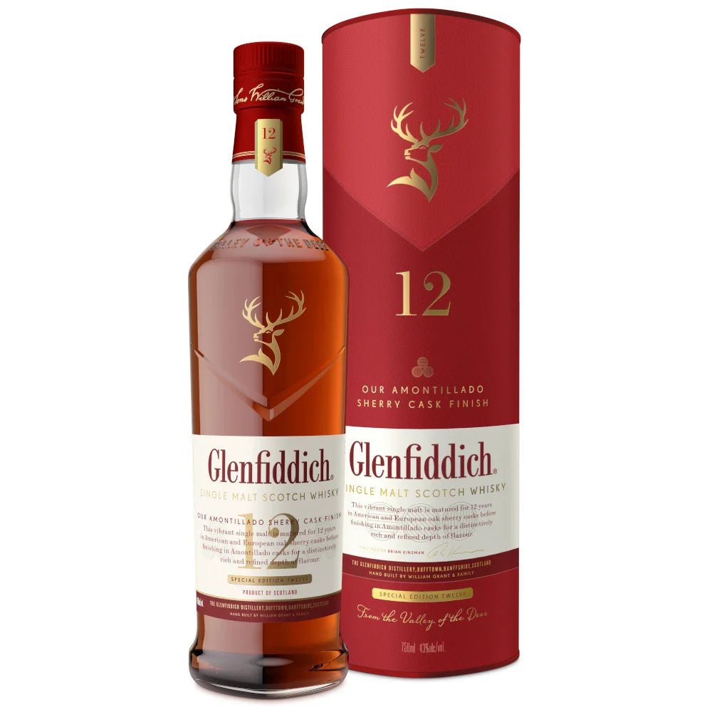 Glenfiddich 12 Year Sherry Cask Finish - Bottles2Gift