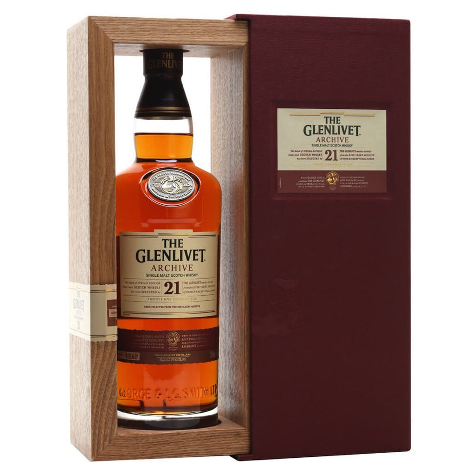 Glenlivet 21 Year Old The Archive Single Malt Scotch Whisky - Bottles2Gift