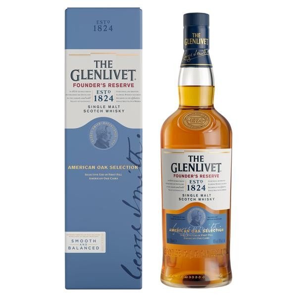 Glenlivet Founder's Reserve Single Malt Scotch Whisky - Bottles2Gift