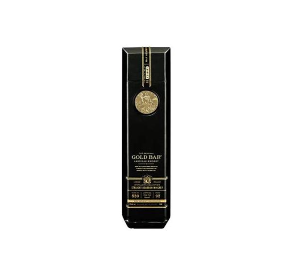 Gold Bar Black Double Cask Straight Bourbon Whiskey no.820 Whiskey - Bottles2Gift