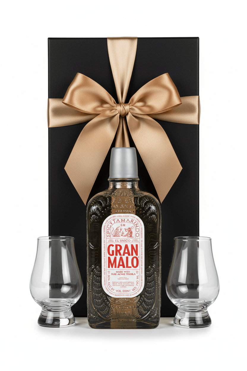 Gran Malo Spicy Tamarindo Tequila Gift Box W/ 2 Glasses - Bottles2Gift