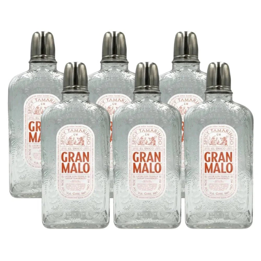 Gran Malo Spicy Tamarindo Tequila Liqueur 750ml 6 - Pack Bottle Bundle - Bottles2Gift